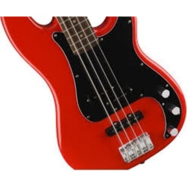 Fender Squier AFFINITY SERIES PRECISION BASS Race Red w/Hard Case &amp; More #3 image