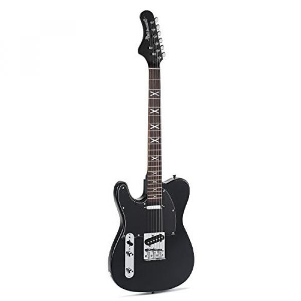 HardLuck Kings CSBELMB-L Chop Shop Series Southern Belle Left Handed Solid-Body Electric Guitar #1 image