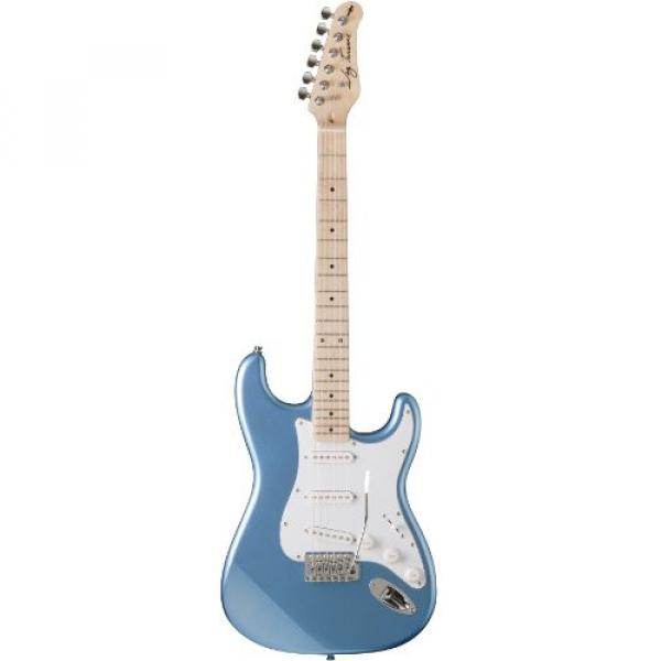 Jay Turser JT-300M-LPB Solid-Body Electric Guitars, Lake Placid Blue #1 image