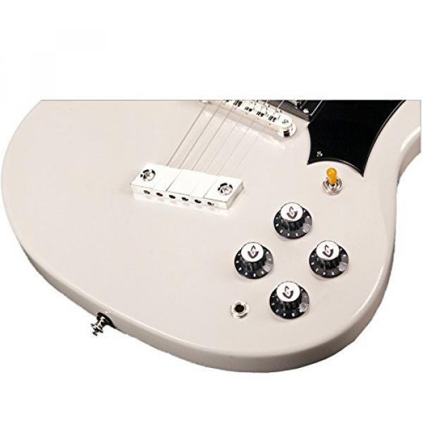 Guild S-100 Polara Solid Body Electric Guitar with Case (White) #5 image