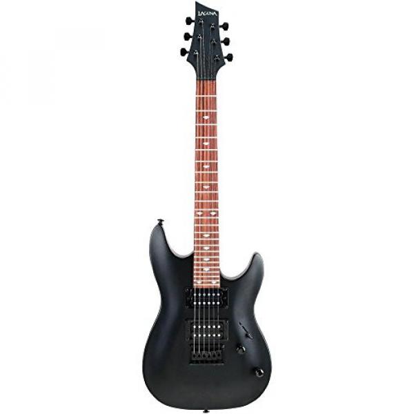 Laguna LE50 Short-Scale Electric Guitar Satin Black #3 image