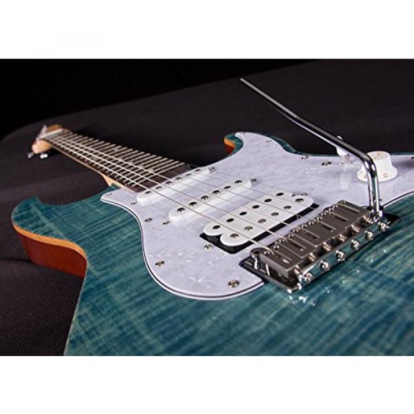 Michael Kelly MK63BJW 1963 Solid-Body Electric Guitar, Blue Jean #2 image