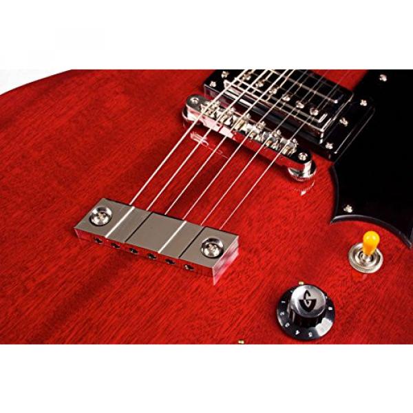 Guild '16 S-100 Polara Solid Body Electric Guitar with Deluxe Gig Bag (Cherry Red) #6 image