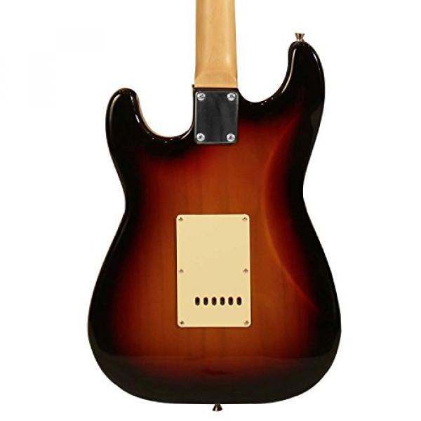 Sawtooth ST-ES60-SBW Classic ES 60 Alder Body Electric Guitar - Sunburst with Aged White Pickguard #2 image