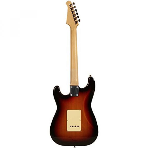 Sawtooth ST-ES60-SBW Classic ES 60 Alder Body Electric Guitar - Sunburst with Aged White Pickguard #4 image