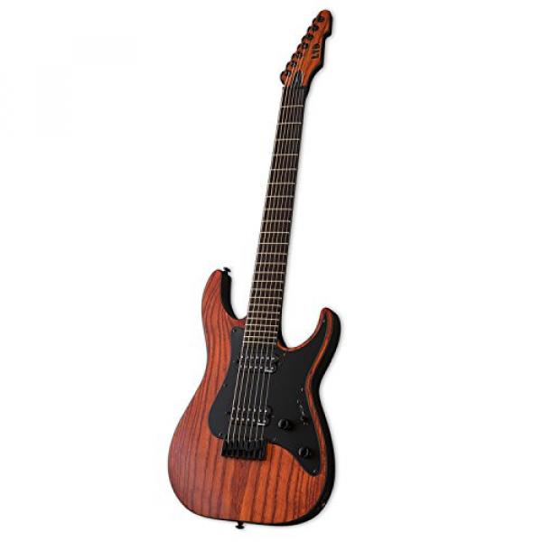 ESP LAW7BPBS-KIT-2 Alex Wade Signature Series 7 String Baritone Electric Guitar, Padauk Brown #5 image
