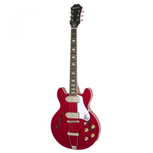 Epiphone CASINO Coupe Thin-Line Hollow Body Electric Guitar, Cherry Red #1 image