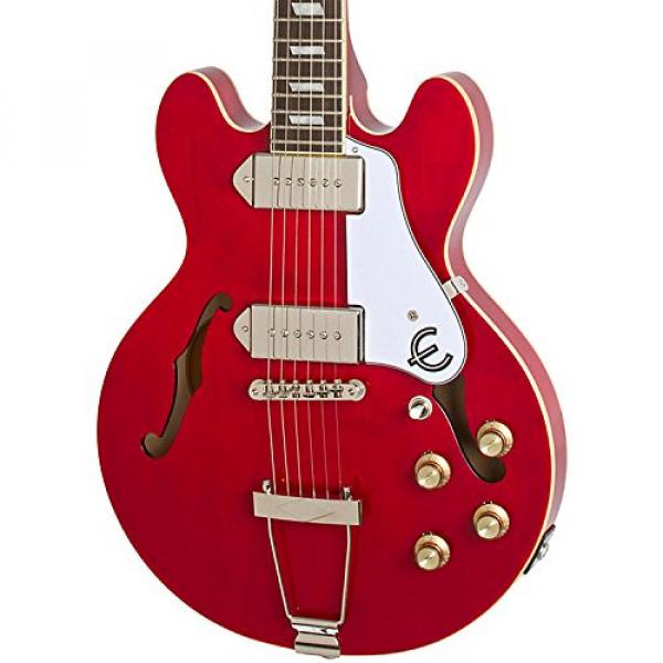 Epiphone CASINO Coupe Thin-Line Hollow Body Electric Guitar, Cherry Red #2 image