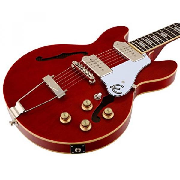 Epiphone CASINO Coupe Thin-Line Hollow Body Electric Guitar, Cherry Red #3 image