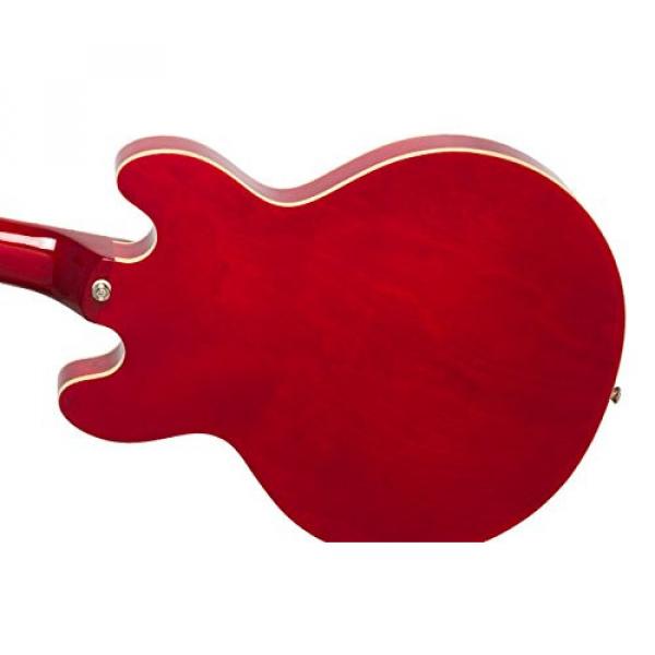 Epiphone CASINO Coupe Thin-Line Hollow Body Electric Guitar, Cherry Red #4 image