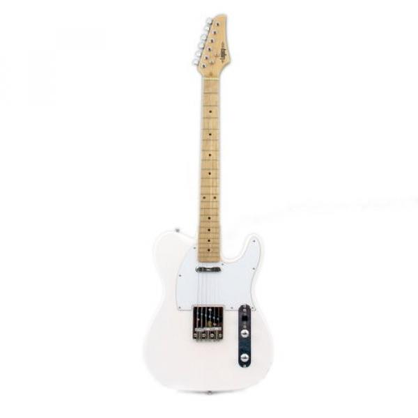 Legacy Solid Body Single Cutaway Electric Guitar, White #1 image