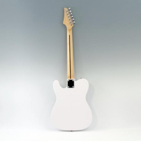 Legacy Solid Body Single Cutaway Electric Guitar, White #2 image
