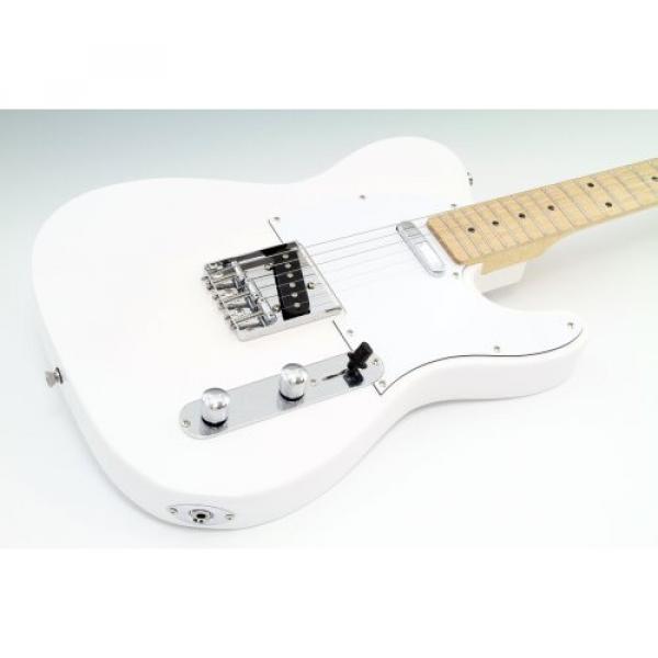 Legacy Solid Body Single Cutaway Electric Guitar, White #3 image