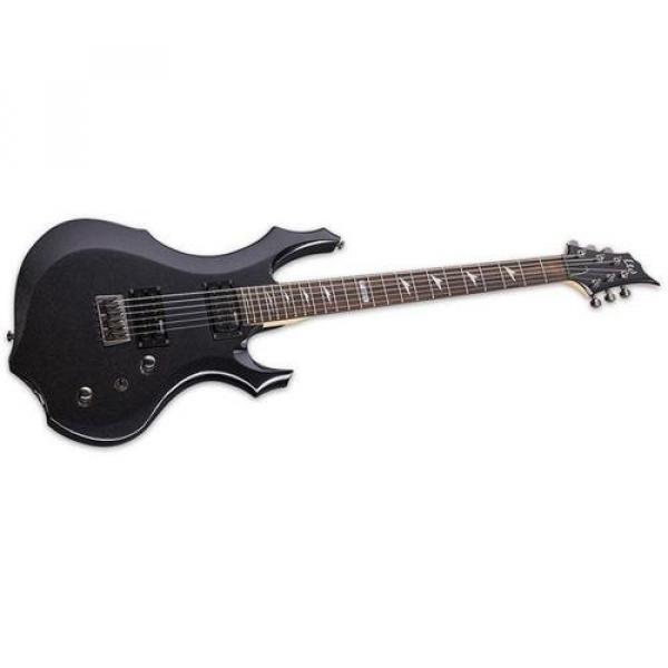 ESP LF200BCHM Solid-Body Electric Guitar, Charcoal Metallic #2 image