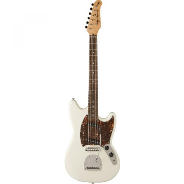 Jay Turser JT-MG-IV Solid-Body Electric Guitar, Ivory #1 image