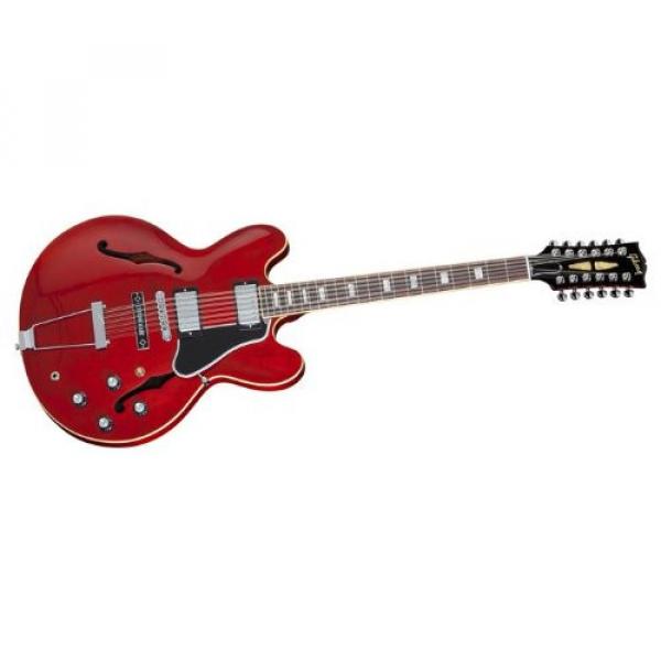 Gibson Memphis ES-335 12 String  ES12ARDNH1 Semi-Hollow-Body Electric Guitar String - Faded Cherry #1 image