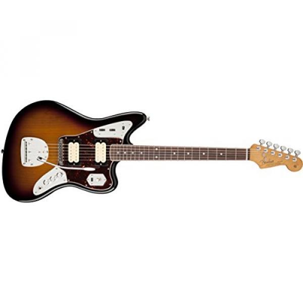 Fender Kurt Cobain Jaguar NOS 3 Tone Sunburst Solid-Body Electric Guitar #1 image