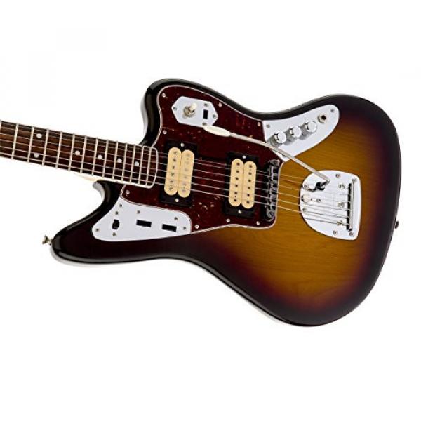 Fender Kurt Cobain Jaguar NOS 3 Tone Sunburst Solid-Body Electric Guitar #5 image