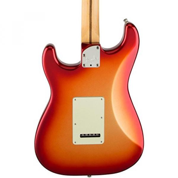 Fender American Deluxe Stratocaster HSS Shawbucker Solid-Body Electric Guitar, Sunset Metallic #2 image