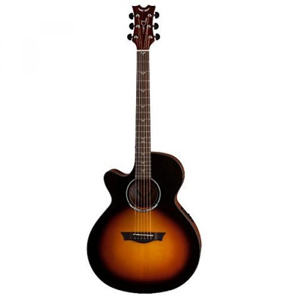 Dean Guitars PE PLUS TSB L Performer Plus Cutaway Acoustic Electric Guitar, Left Handed, Tobacco Sunburst #1 image
