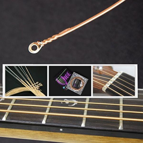 Vibe Strings Acoustic Guitar Strings, Phosphor Bronze/Steel Light Gauge 11-50, Vacuum Sealed - Comfortable Play, Lasting Sustain with Bright Clear Tone #6 image