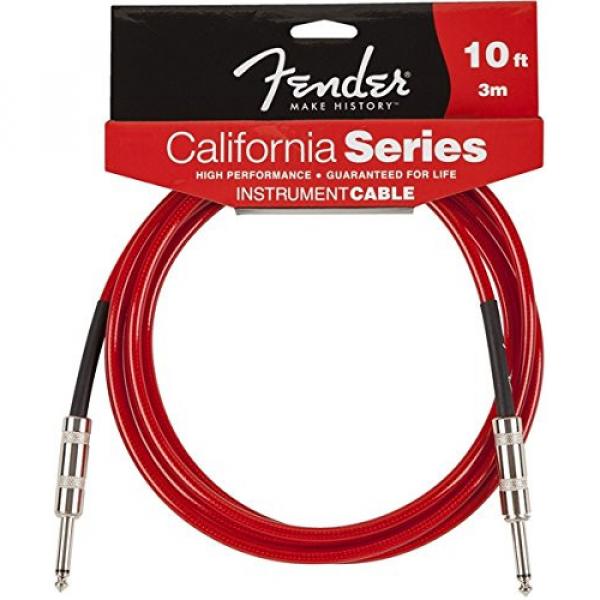 Fender California Series Instrument Cable for electric guitar, bass guitar, electric mandolin, pro audio #1 image