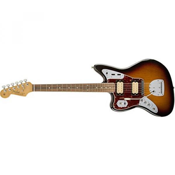 Fender Kurt Cobain Jaguar LH NOS 3 Tone Sunburst Solid-Body Electric Guitar #1 image