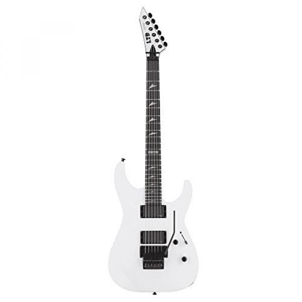 ESP M LM1000ESW Solid-Body Electric Guitar, Snow White #1 image