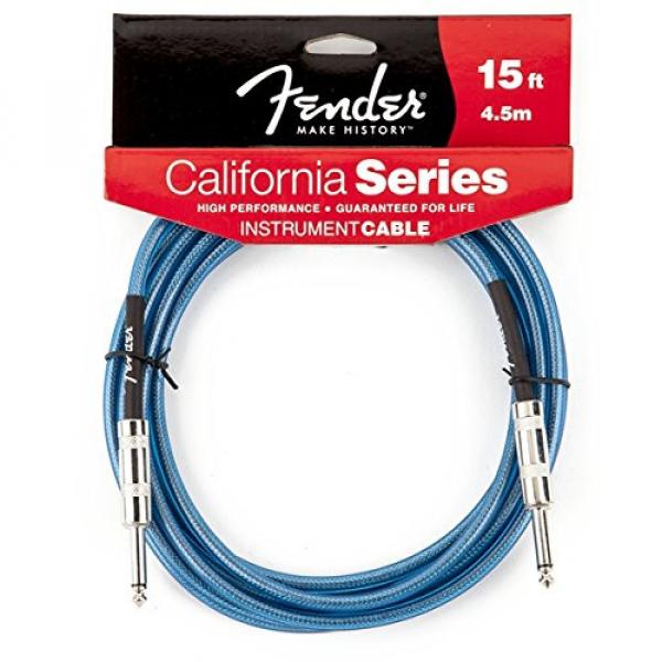 Fender California Series Instrument Cable for electric guitar, bass guitar, electric mandolin, pro audio #1 image