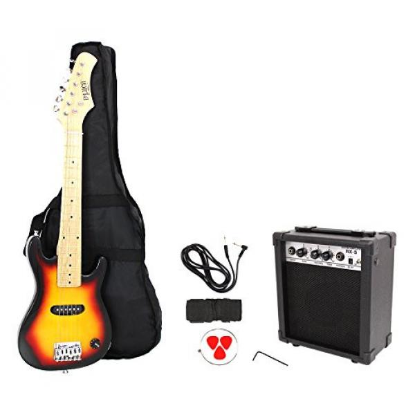 D'Luca Kids 30 Inches Electric Guitar Package 1/4 Size Sunburst #1 image