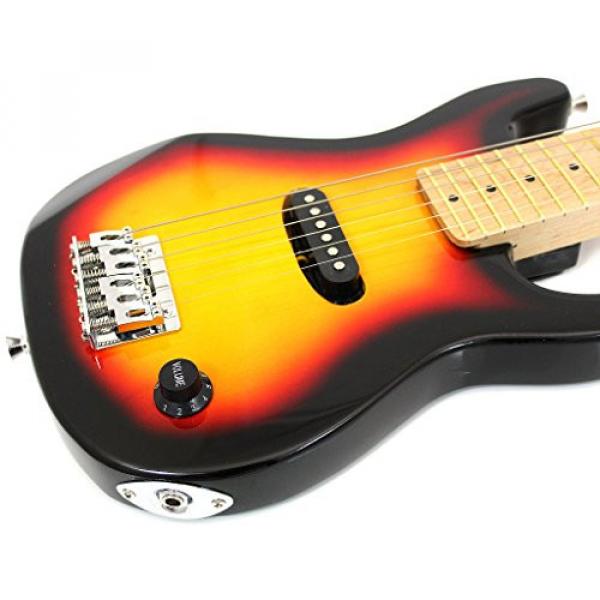 D'Luca Kids 30 Inches Electric Guitar Package 1/4 Size Sunburst #4 image