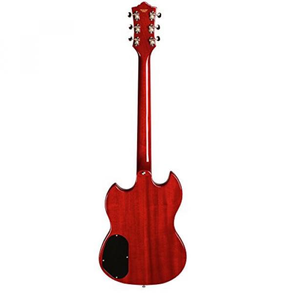 Guild S-100 Polara Solid Body Electric Guitar with Case (Cherry Red) #3 image