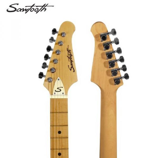 Sawtooth ST-ES-SBVC-KIT-2 Sunburst Electric Guitar with Vintage White Pickguard - Includes Accessories, Gig Bag and Online Lesson #4 image