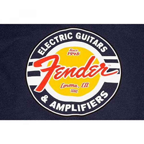 Fender Guitars and Amps Logo T-Shirt Navy Large #3 image