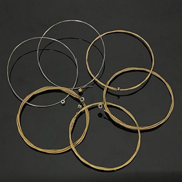 Set of 6 Steel Strings for Acoustic Guitar 150XL 1M #1 image