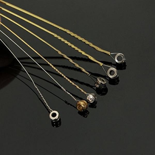 Set of 6 Steel Strings for Acoustic Guitar 150XL 1M #3 image
