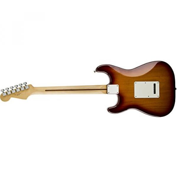 Fender Standard Stratocaster Electric Guitar - HSS - Flame Maple Top - Rosewood Fingerboard, Tobacco Sunburst #2 image