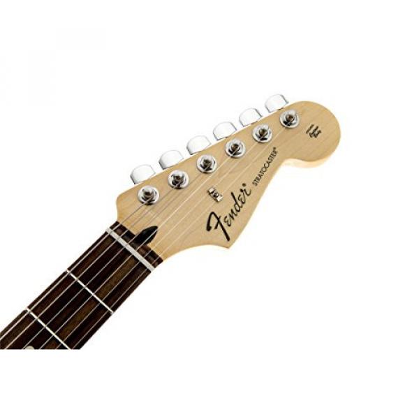 Fender Standard Stratocaster Electric Guitar - HSS - Flame Maple Top - Rosewood Fingerboard, Tobacco Sunburst #6 image