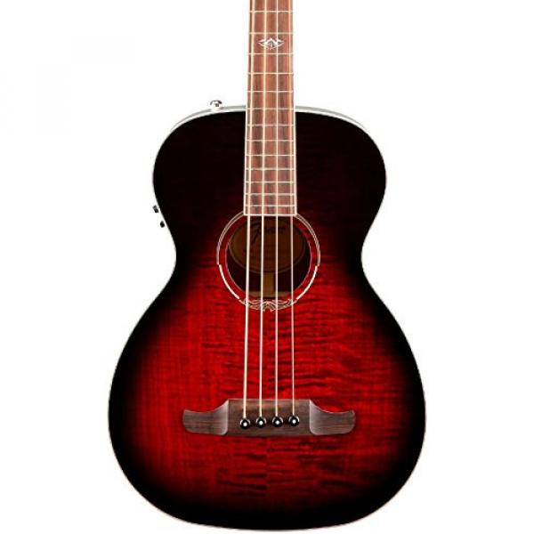 Fender T-Bucket 300 Acoustic Electric Bass Guitar, Rosewood Fingerboard - Trans Cherry Burst #1 image