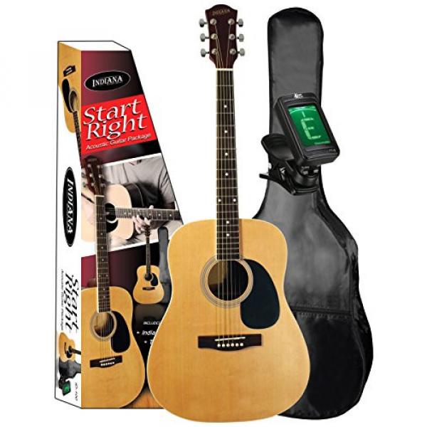 INDIANA ID-100 Acoustic Guitar Start Right Beginner Package #1 image