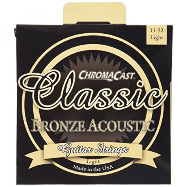 ChromaCast CC-GS-CB-L-2PACK Classic Bronze Light Acoustic Guitar Strings, .011-.052, 2-Pack #1 image