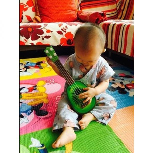 Kid's Fruits Style Simulation Guitar 4 string Music Toys for Children guitar (Watermelon) #4 image