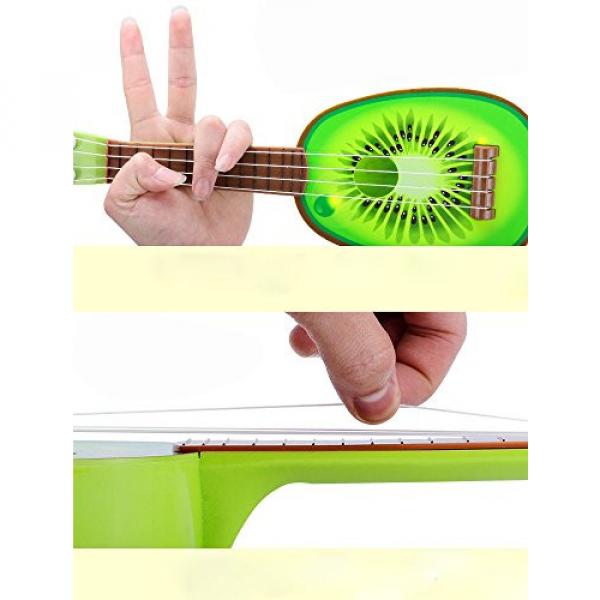 Kid's Fruits Style Simulation Guitar 4 string Music Toys for Children guitar (Watermelon) #7 image
