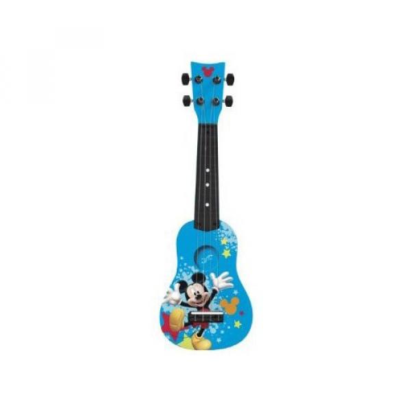 Mickey Mouse Mini Guitar w/Pick Case &amp; Harmonica #2 image