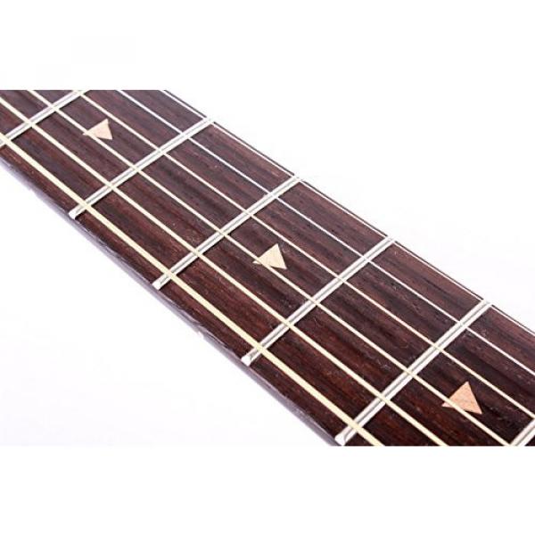 Luna Oracle Series Tattoo Spruce Grand Concert Acoustic-Electric Guitar with USB On Board #6 image