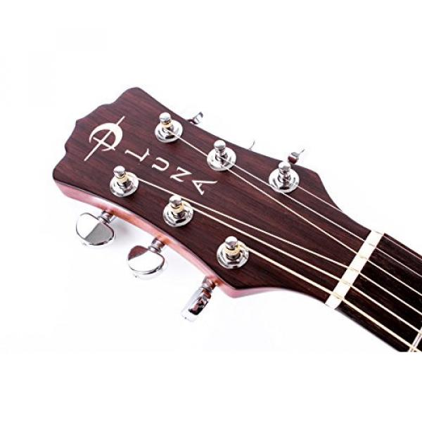 Luna Oracle Series Tattoo Spruce Grand Concert Acoustic-Electric Guitar with USB On Board #7 image