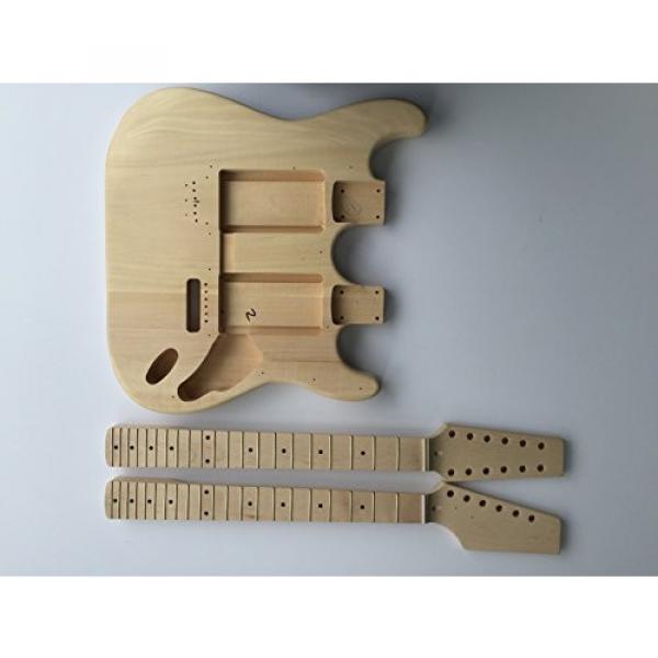 DIY Electric Guitar Kit - Double Neck 6 String 12 String Guitar #3 image