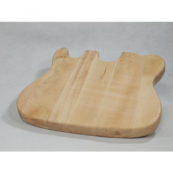 Solo Tele Style Double Neck DIY Guitar Kit, Basswood Body, Maple FB, DTCK-1 #3 image
