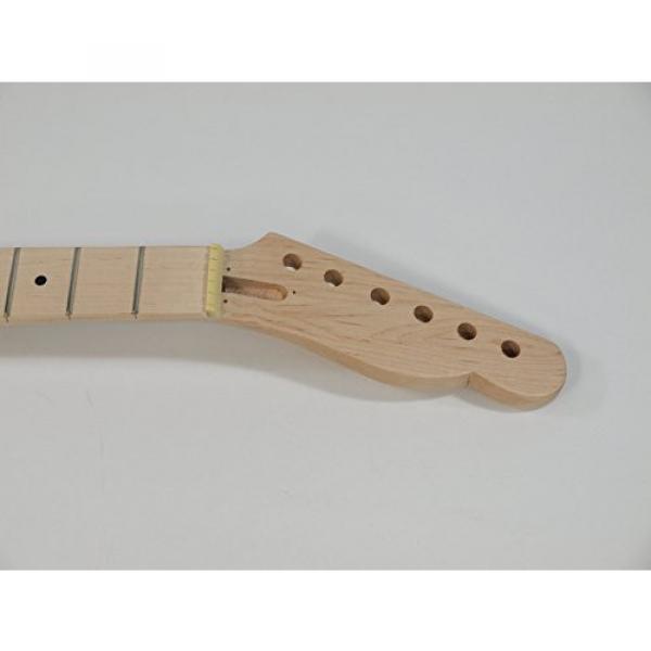 Solo Tele Style Double Neck DIY Guitar Kit, Basswood Body, Maple FB, DTCK-1 #5 image