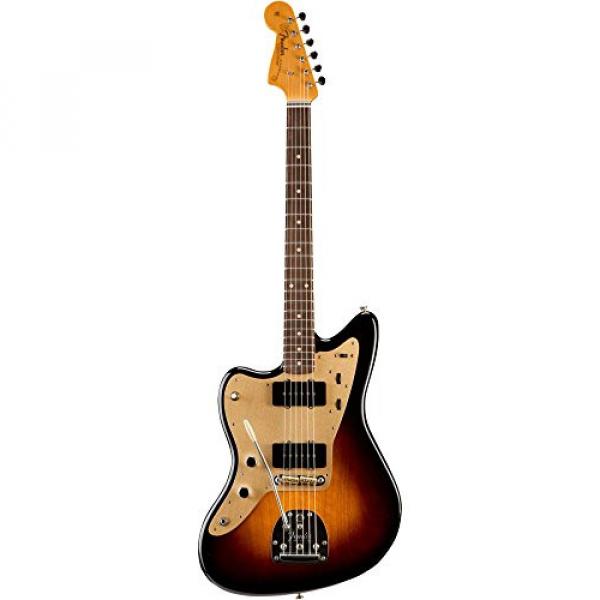 Fender Custom Shop 1958 Limited Edition Closet Classic Jazzmaster Rosewood Fingerboard Left-Handed Electric Guitar Faded 2-Color Sunburst #3 image